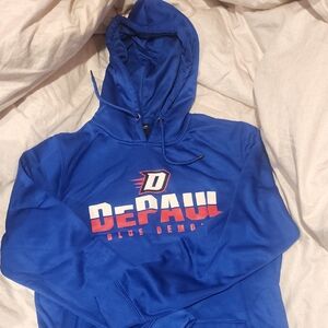 Colosseum Blue DePaul Men's Hoodie
